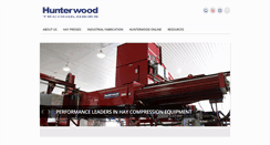 Desktop Screenshot of hunterwood.com